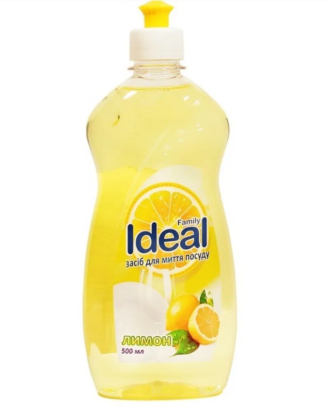 Засіб для ручного миття посуду Family Ideal 0,5 л, в асортименті